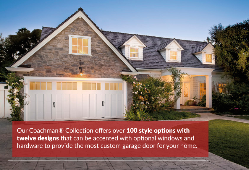 Clopay Coachman Collection offers Over 100 Garage Door Style Options