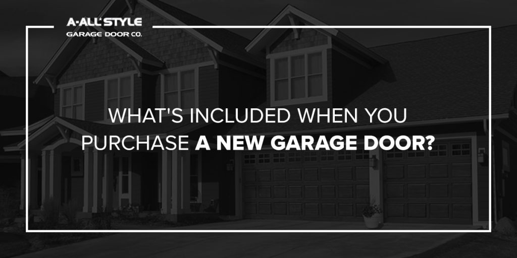 What's Included When You Purchase a New Garage Door?