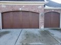 Canyon ridge ultra grain collection garage door in walnut